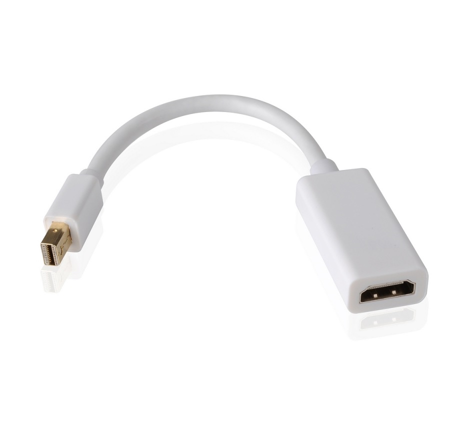  Mini DisplayPort(M) To HDMI(F) Cable 15cm - Support 4K @60hz  